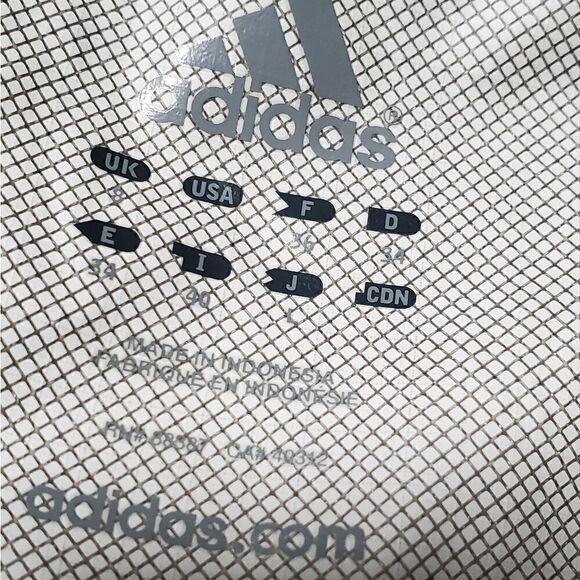 Adidas Purplish Blue & White Windbreaker Jacket - Picture 4 of 4